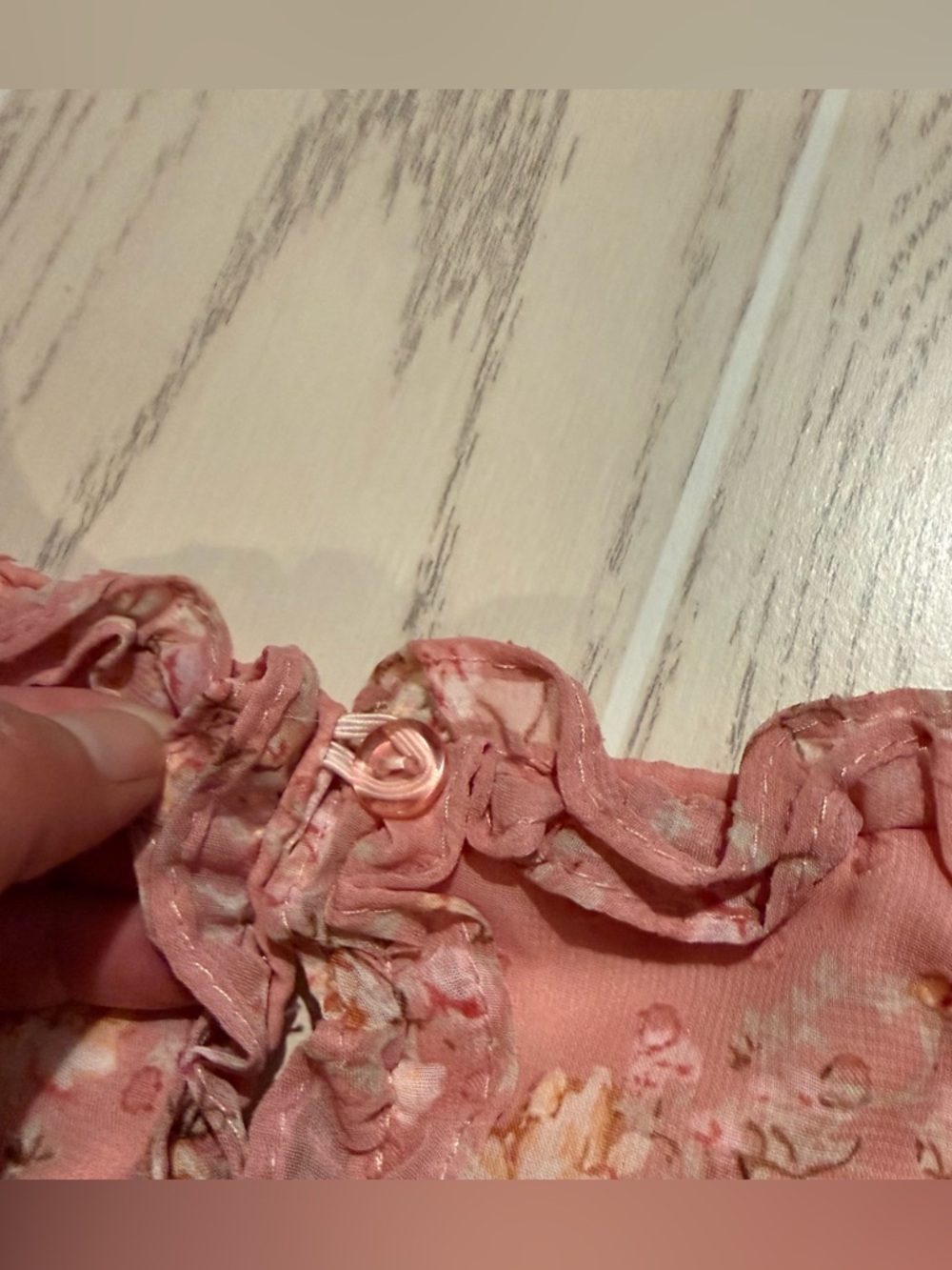 Rare Editions‎ Pink Floral Dress Girls 16 Ruffle Tiered Chiffon Necklace NWT - Picture 15 of 16